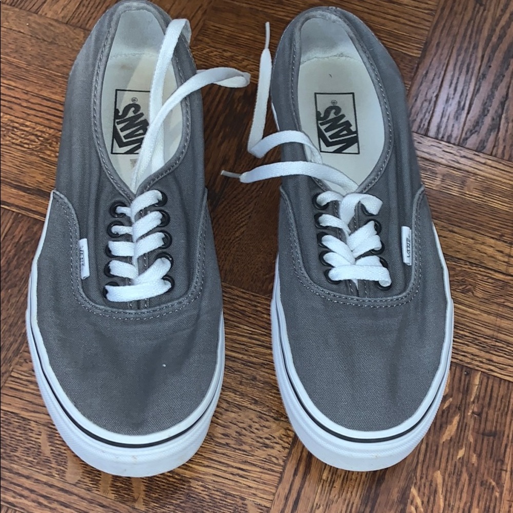 Vans Grey Authentic Pewter Sneaker